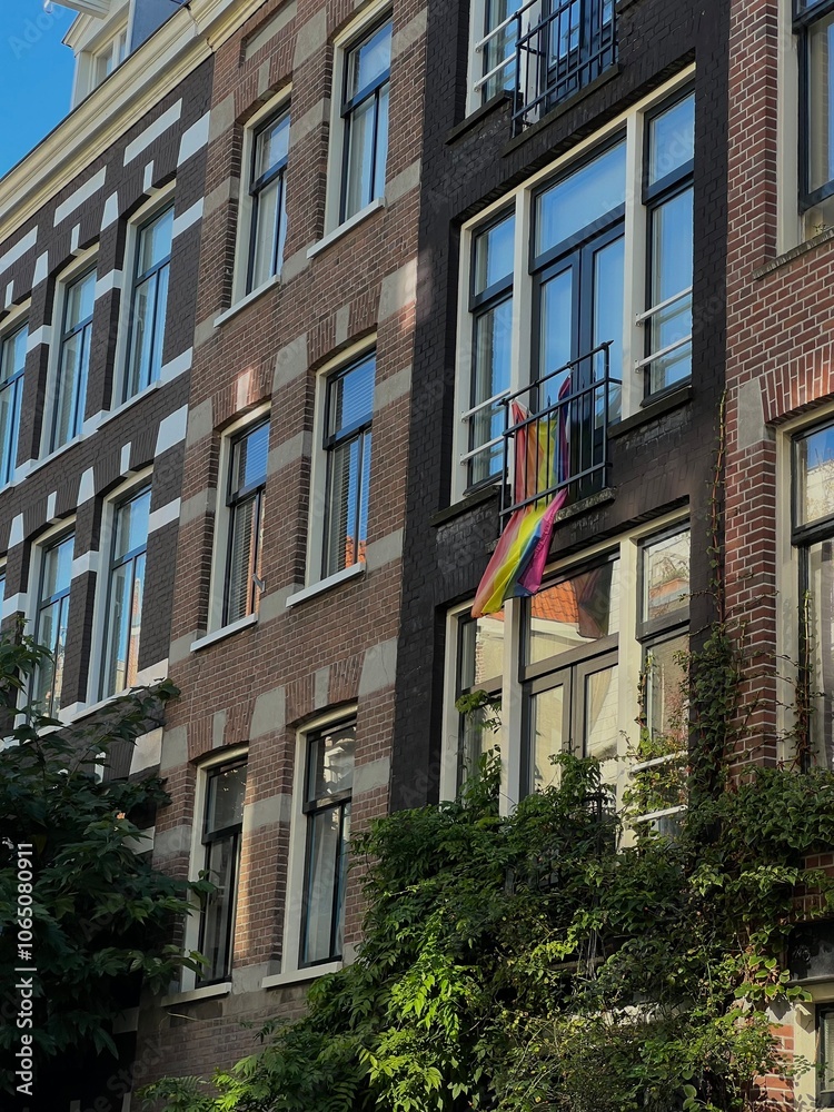 Naklejka premium pride in amsterdam