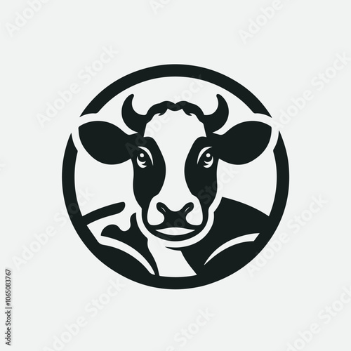 cow logo illustration
