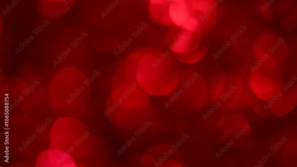 footage of red bokeh background