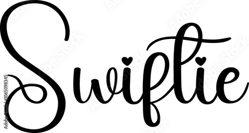 Swiftie SVG Cut file for Cricut and Silhouette , Vector, Logo , T Shirt