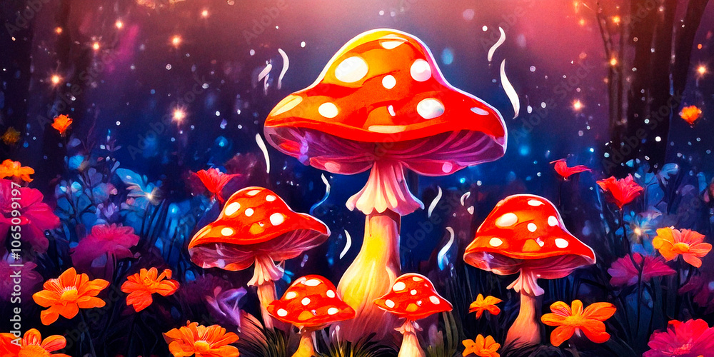 spotted toadstools in the secret garden spotted toadstools in the secret garden