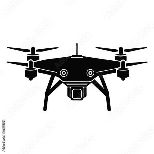 drone-silhouette eps vector design