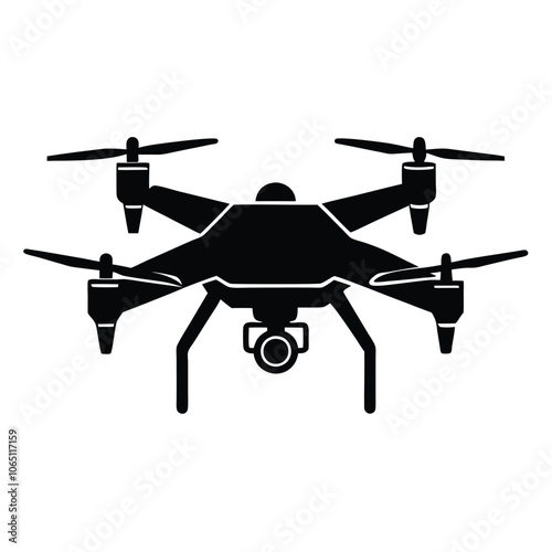 drone-silhouette eps vector design