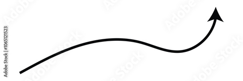 Arrow icon. Vector black right arrow icon.