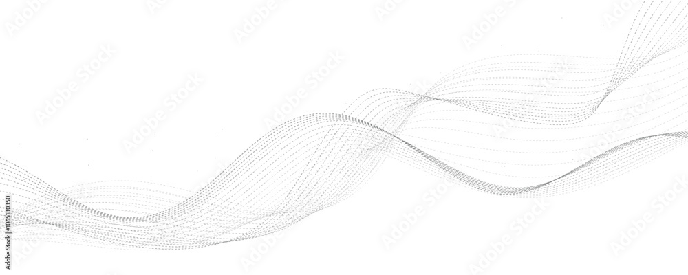 Fototapeta premium Abstract wavy modern background