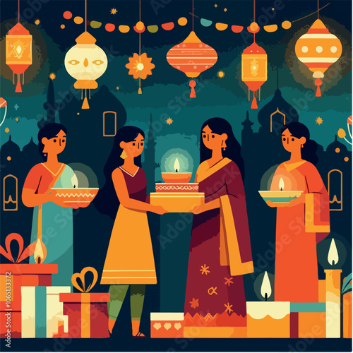 Dhanteras day illustration