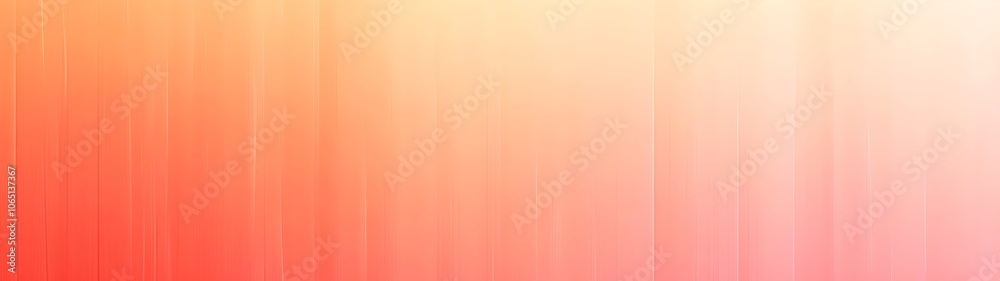 Obraz premium A vibrant gradient transition from soft peach to warm coral, creating a soothing and inviting ambiance perfect for backgrounds or design elements.