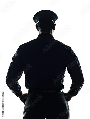 police officer silhouette