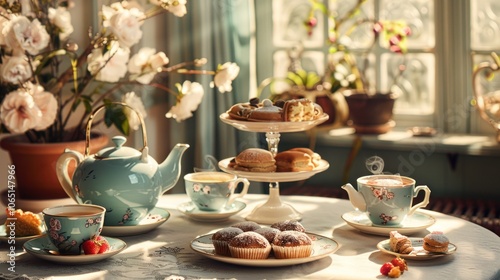 Wallpaper Mural Afternoon Tea with a View Torontodigital.ca