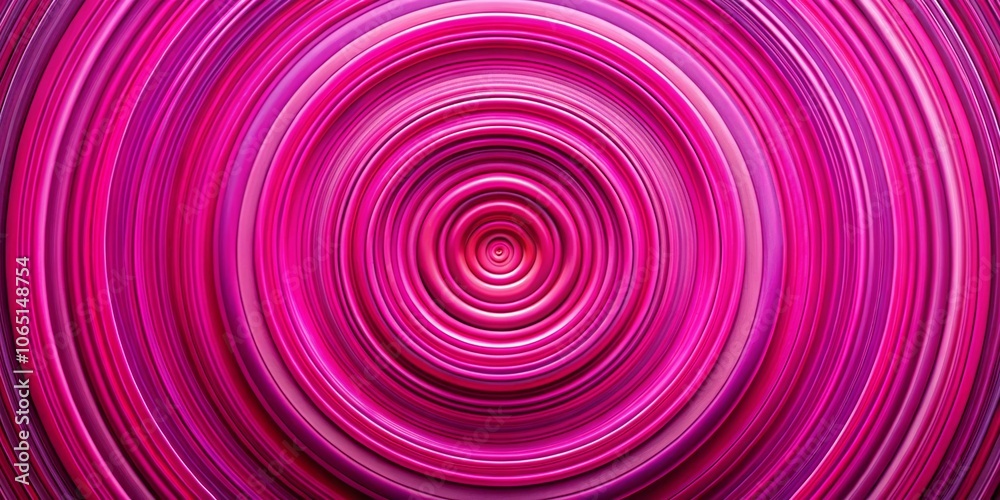 Obraz premium Abstract Magenta Blurred Concentric Circles Drone Photography