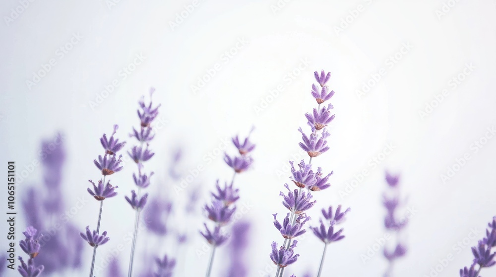 Obraz premium Lavender Blossoms Against a Soft Sky