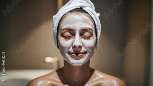 Relaxing Facial Mask Treatment at Home