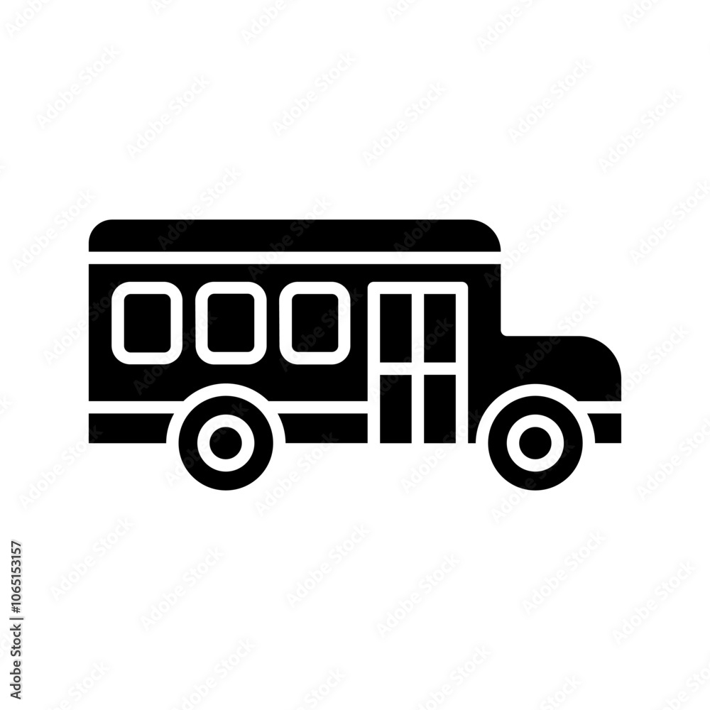 school bus icon symbol sign color editable school bus icon symbol sign color editable