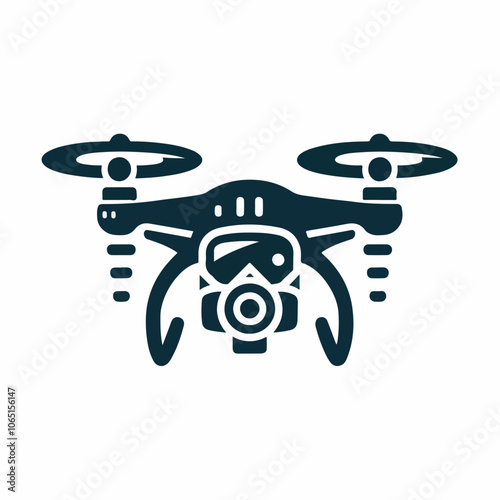 drone logo illustration