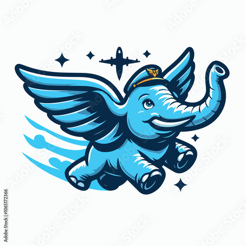 elephant logo illustration