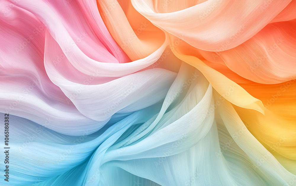 Obraz premium Explore the intricate patterns of colorful petals in a stunning macro shot
