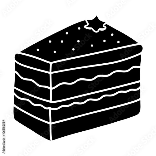  cake isolated on white