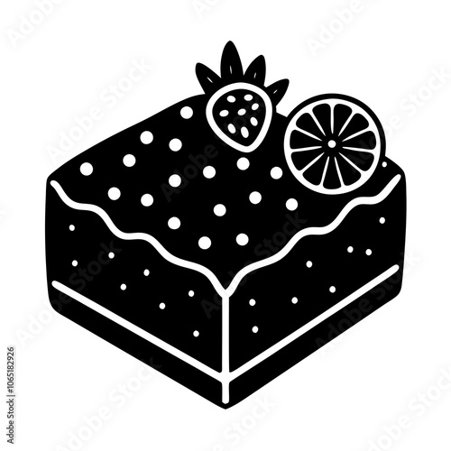  cake isolated on white