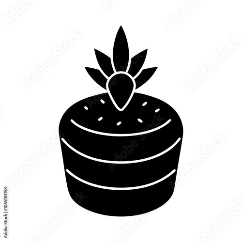  cake isolated on white