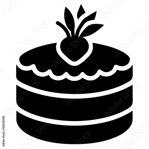 cake isolated on white