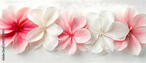 Wallpaper Mural Explore the intricate patterns of pink and white cosmos flower petals in macro photography Torontodigital.ca