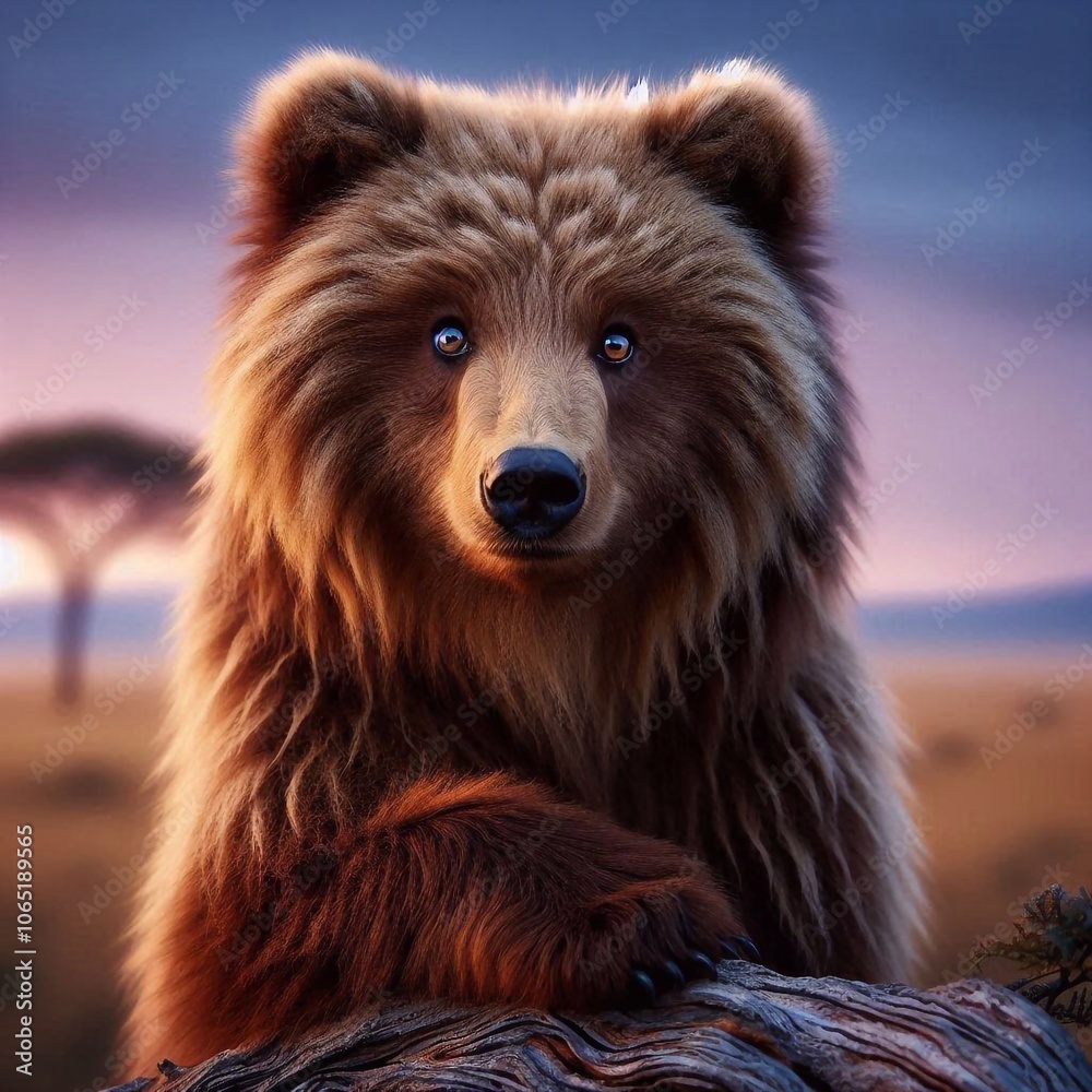Fototapeta premium Grizzlybär Portrait