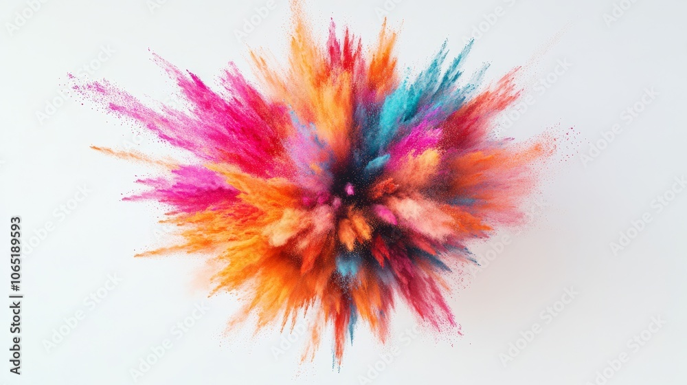 Obraz premium Unleash creativity with vibrant color explosions in art and design projects