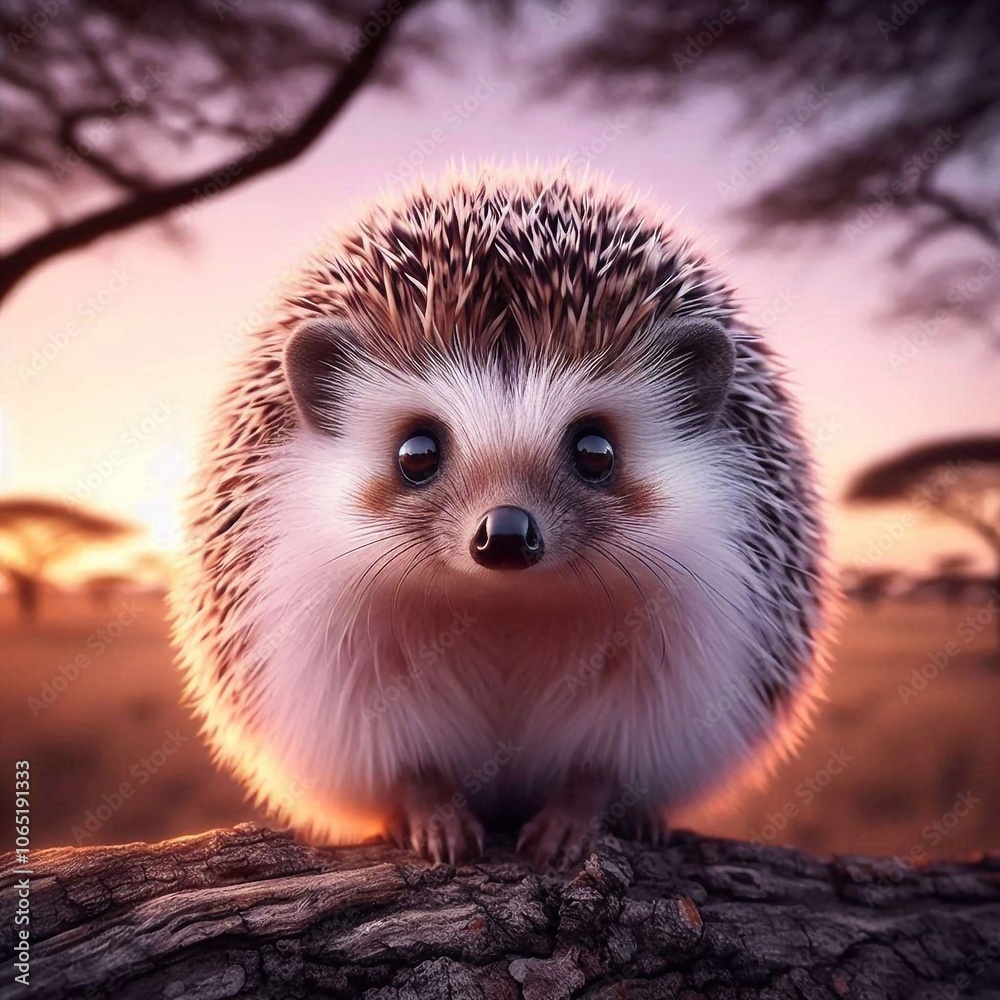 Obraz premium Niedlicher Igel