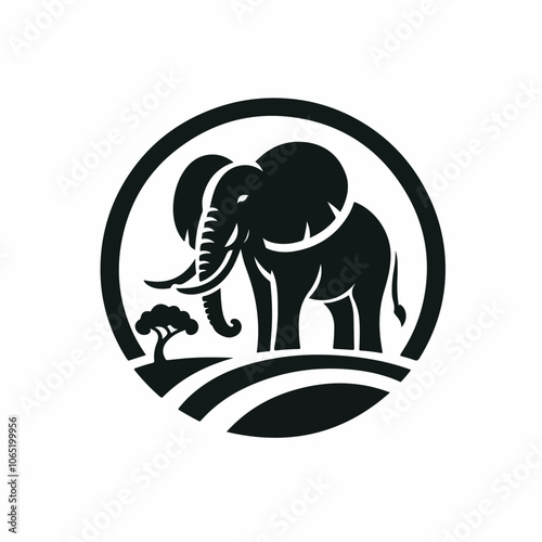 elephant logo illustration