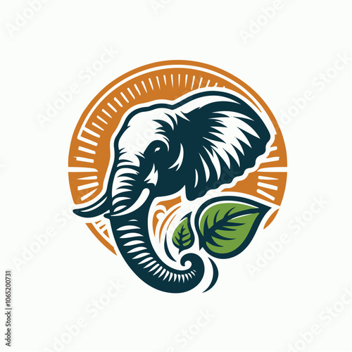 elephant logo illustration
