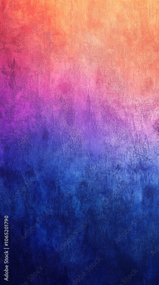 Fototapeta premium Abstract wave pattern in vibrant purple and orange hues, creating a dynamic and visually striking backdrop.