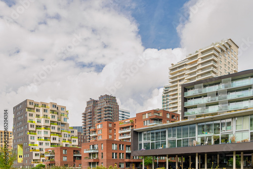 Photography Luxury apartment towers in the Amsterdam Zuidas area