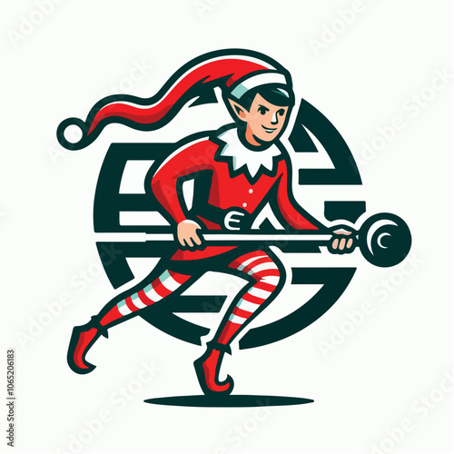elf logo illustration