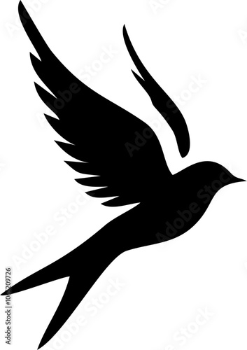 silhouette of a bird