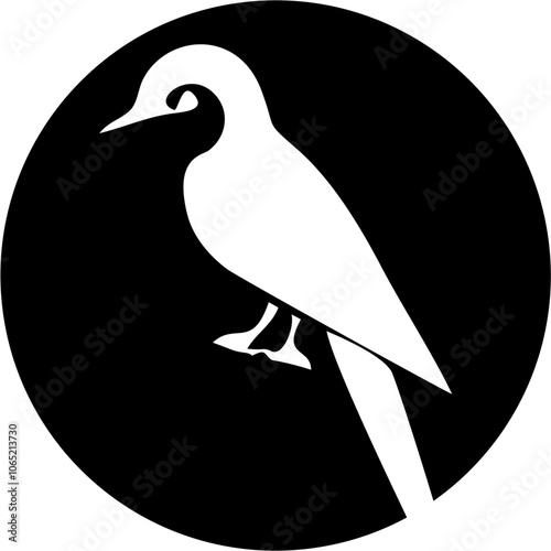 illustration of the silhouette of a bird