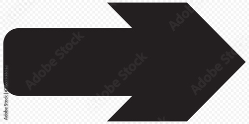 Vector arrow icon. black arrow icon with trendy flat style icon isolated on white background. eps 10.