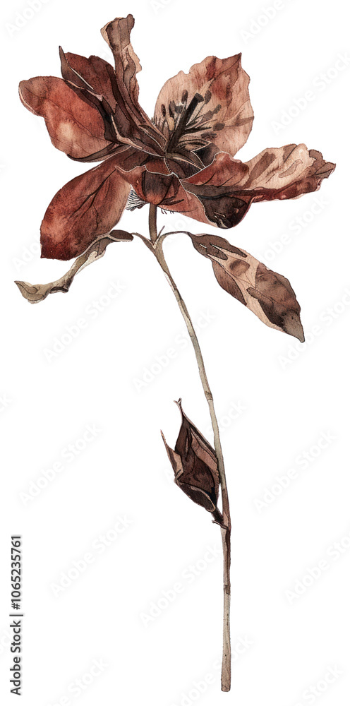 Fototapeta premium PNG Flower blossom symbol plant.