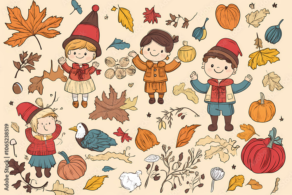 Fototapeta premium A coloring book with an unusual theme is being colored by kids.