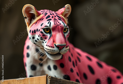 Pink Panther created using generative ai