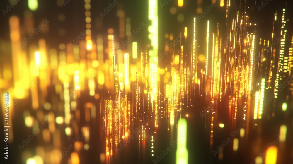 Obraz premium Abstract Light Rays in a Dark Background