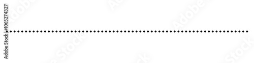 Dot line template. Dotted line abstract. Vector