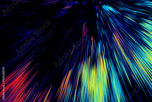 Motion Abstract Line Ray Background