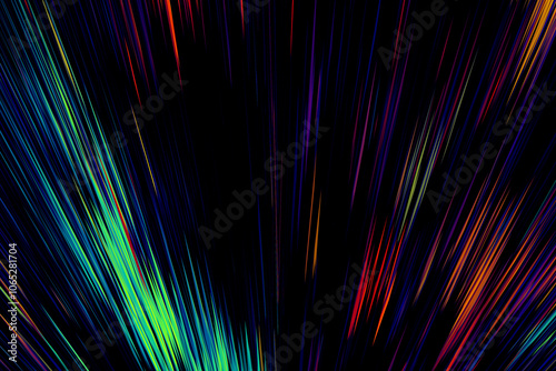 Motion Abstract Line Ray Background