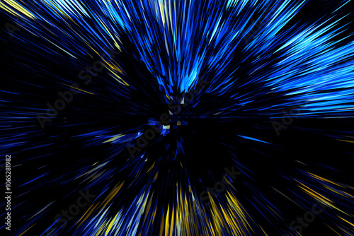 Motion Abstract Line Ray Background
