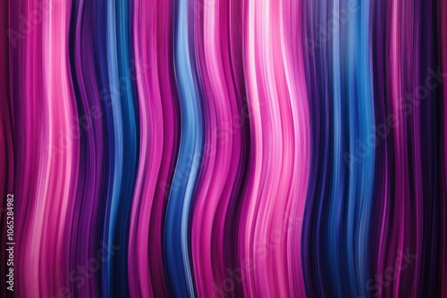 Dynamic lines: a captivating abstract design featuring fuchsia and blue vertical waves on a deep cobalt canvas - artistic background, creative piece photo