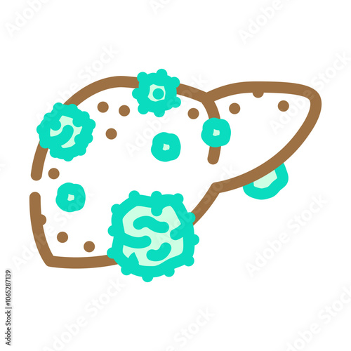 psoriasis man disease color icon vector. psoriasis man disease sign. isolated symbol illustration