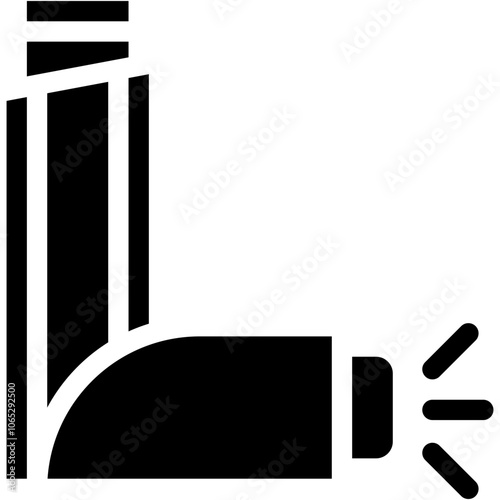 Inhaler, Asthma, Inhalator, Pharmacy, Breathing Icon