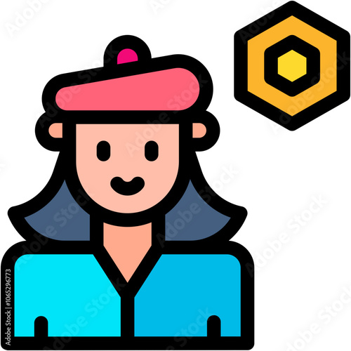 Vector Icon Artist, NFT, Man, Art, Non Fungible Token, Digital Art