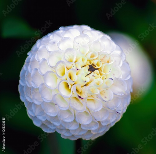 Obraz na płótnie
great macro shot of a yellow and white dahlia flower w salonie