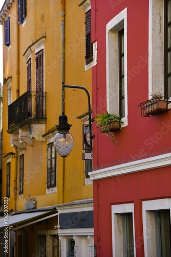 First electric street light in Dubrovnik Croatia